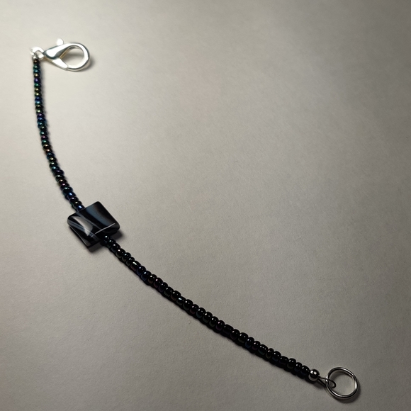 Botswana Agate & Seed Bead Handmade Bracelet - Picture 3 of 9